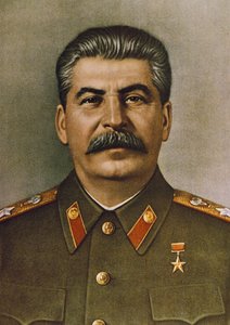 Portrett av Josef Stalin.